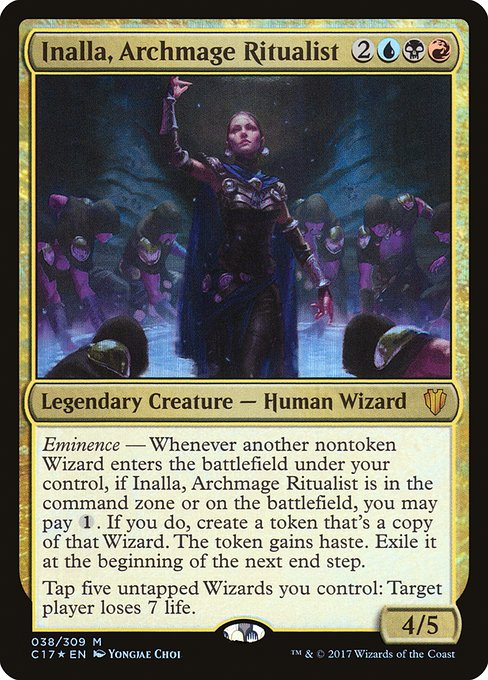 Inalla, Archmage Ritualist - Commander 2017 Mythic Card