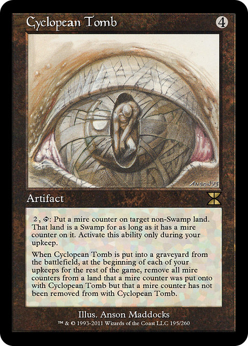 Cyclopean Tomb - Masters Edition IV Rare Card