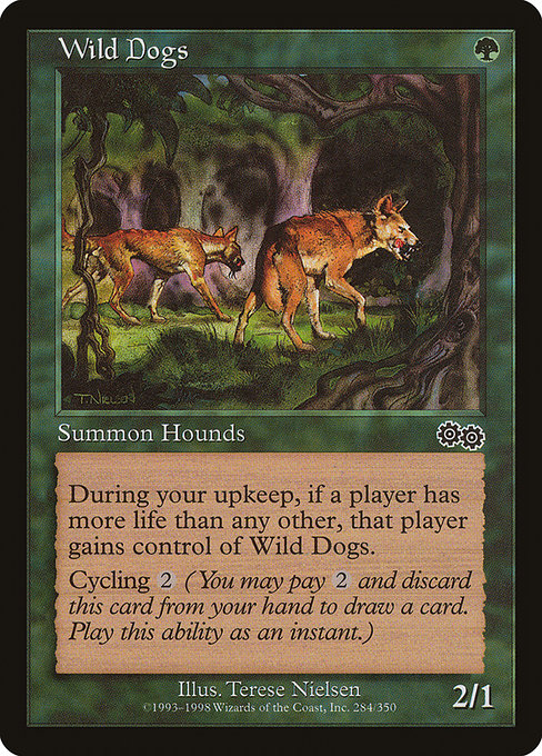 Wild Dogs - Urza's Saga Common Card