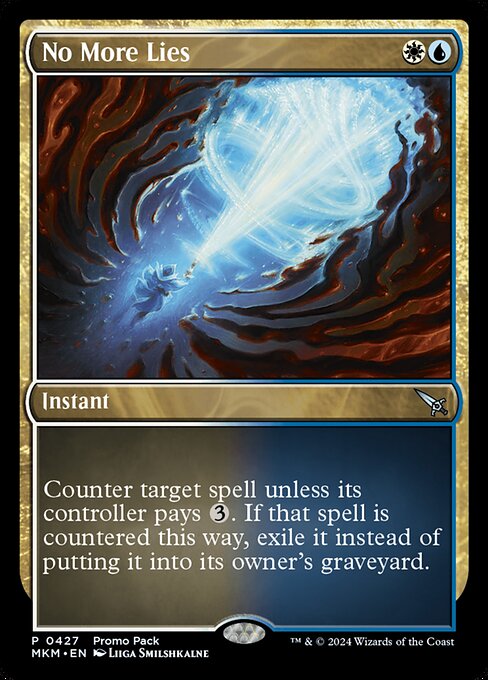 No More Lies - Murders at Karlov Manor Uncommon Card