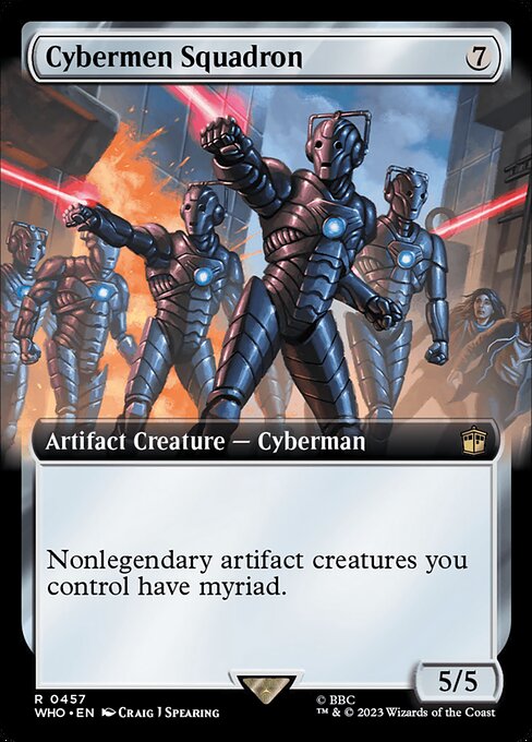 Cybermen Squadron - Doctor Who Rare Card