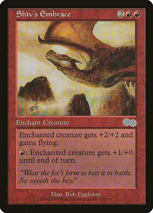 Shiv's Embrace - Urza's Saga Uncommon Card