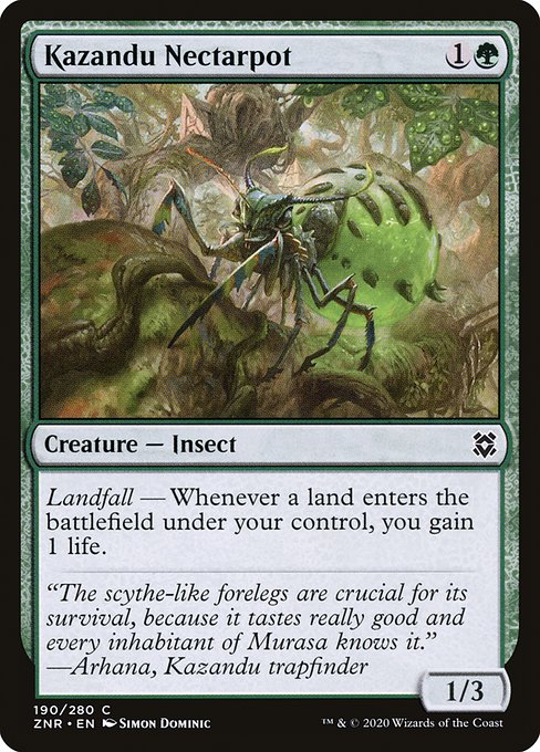 Kazandu Nectarpot - Zendikar Rising Common Card
