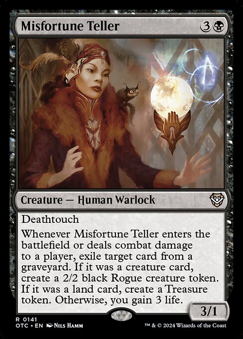 Misfortune Teller - Outlaws of Thunder Junction Commander Rare Card