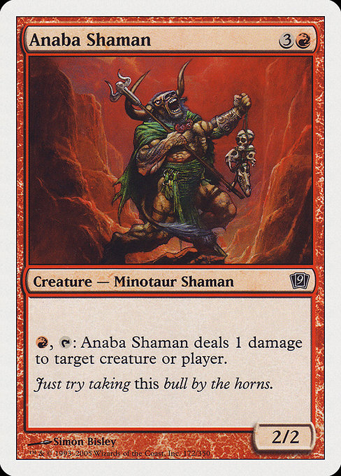 Anaba Shaman - Ninth Edition Common Card