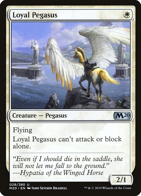 Loyal Pegasus - Core Set 2020 Uncommon Card