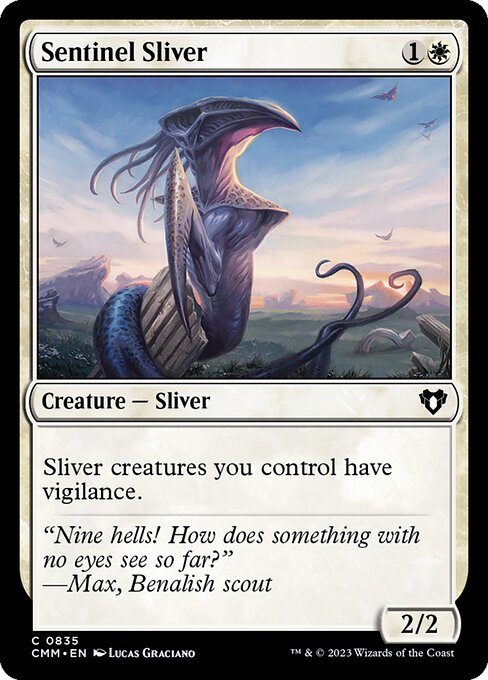 Sentinel Sliver - Commander Masters Common Card
