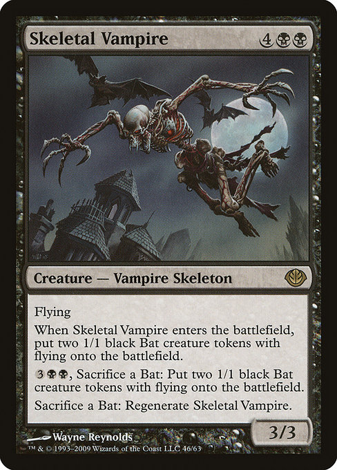 Skeletal Vampire - Duel Decks: Garruk vs. Liliana Rare Card