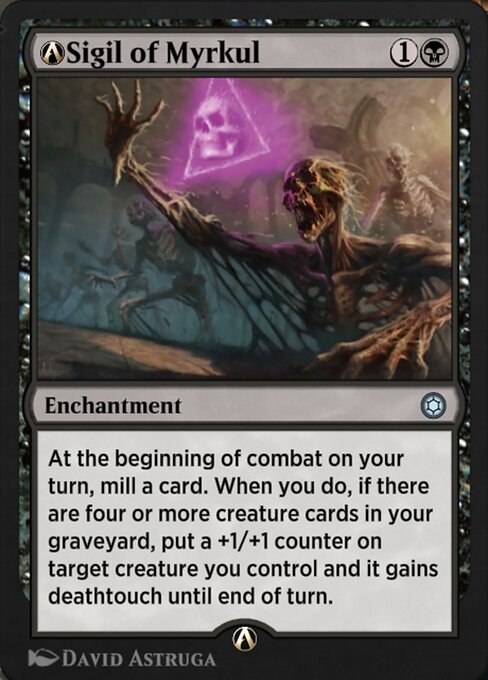 A-Sigil of Myrkul - Alchemy Horizons: Baldur's Gate Uncommon Card
