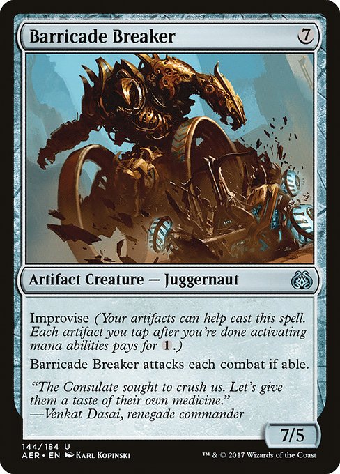 Barricade Breaker - Aether Revolt Uncommon Card