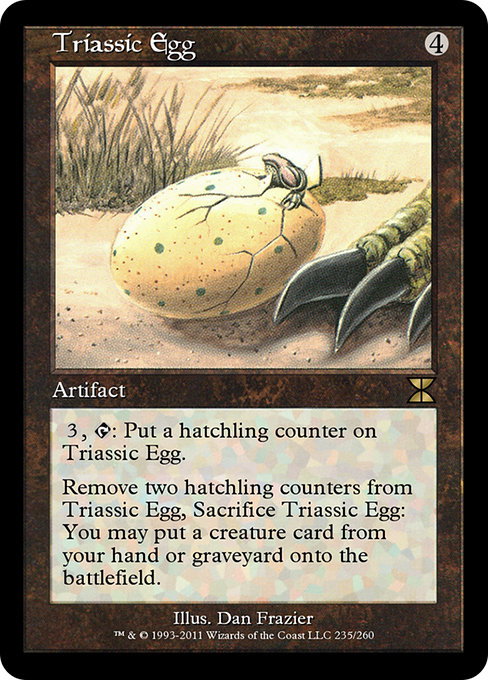 Triassic Egg - Masters Edition IV Rare Card
