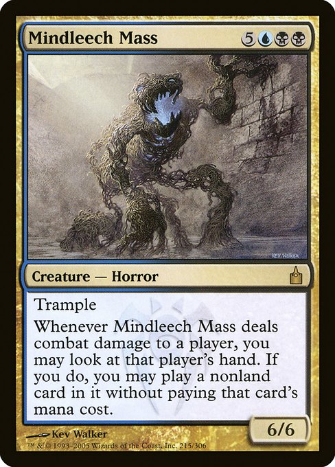 Mindleech Mass - Ravnica: City of Guilds Rare Card
