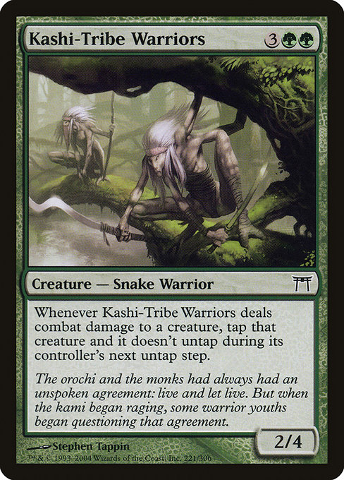 Kashi-Tribe Warriors - Champions of Kamigawa Common Card