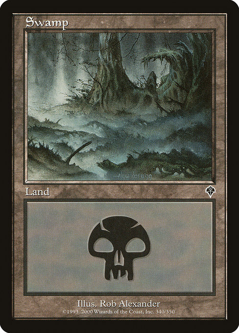 Swamp - Invasion Common Card