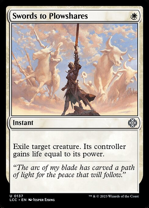 Swords to Plowshares - The Lost Caverns of Ixalan Commander Uncommon Card