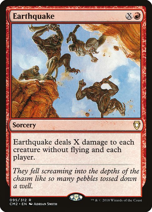 Earthquake - Commander Anthology Volume II Rare Card