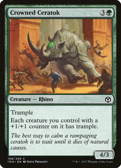 Crowned Ceratok - Iconic Masters Common Card