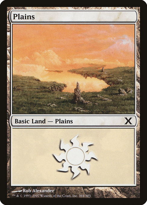 Plains - Tenth Edition Common Card