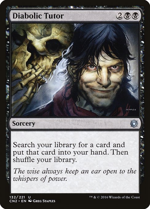 Diabolic Tutor - Conspiracy: Take the Crown Uncommon Card