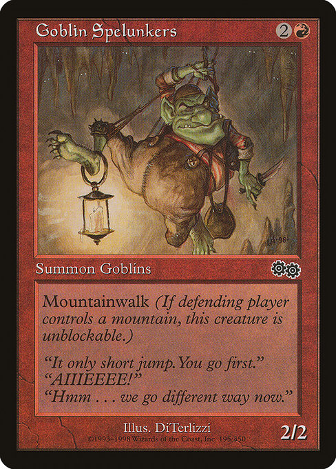 Goblin Spelunkers - Urza's Saga Common Card