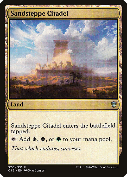 Sandsteppe Citadel - Commander 2016 Uncommon Card