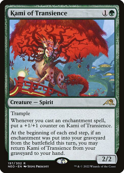 Kami of Transience - Kamigawa: Neon Dynasty Rare Card