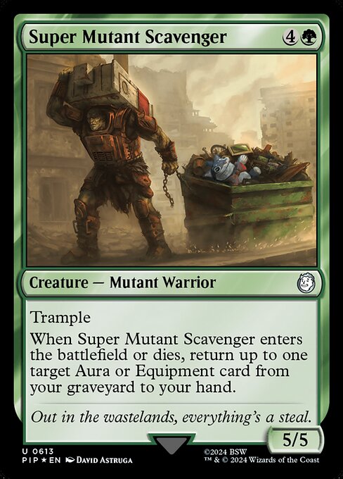 Super Mutant Scavenger - Fallout Uncommon Card