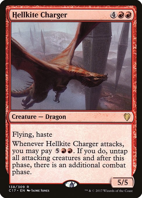 Hellkite Charger - Commander 2017 Rare Card