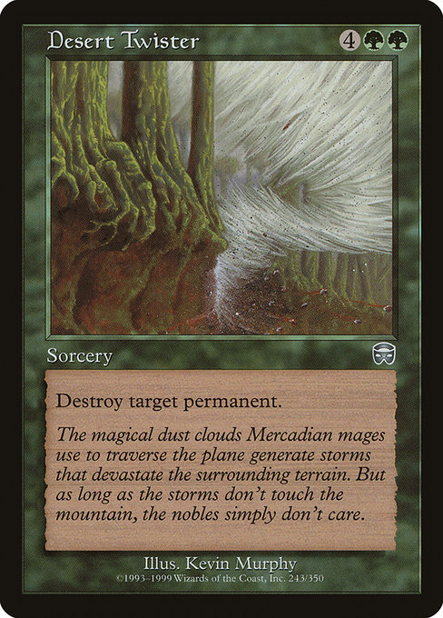 Desert Twister - Mercadian Masques Uncommon Card