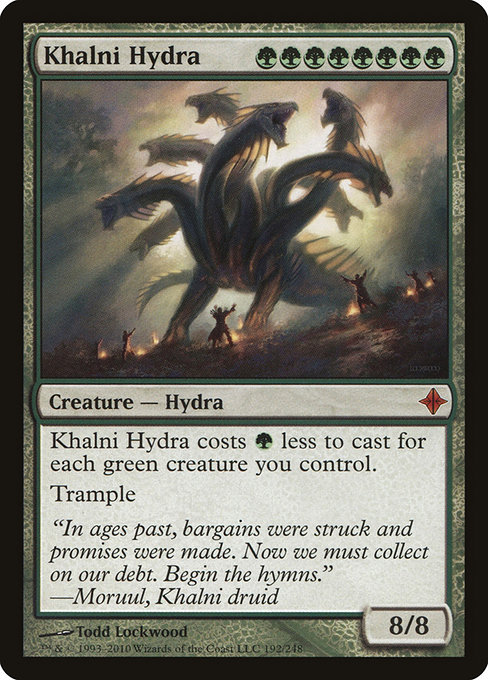 Khalni Hydra - Rise of the Eldrazi Mythic Card