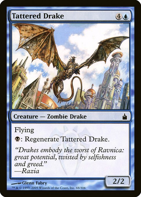 Tattered Drake - Ravnica: City of Guilds Common Card
