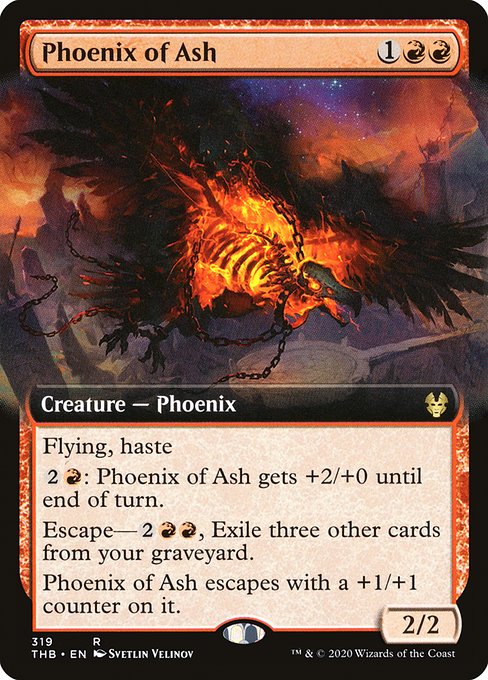 Phoenix of Ash - Theros Beyond Death Rare Card