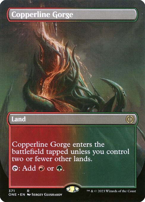 Copperline Gorge - Phyrexia: All Will Be One Rare Card