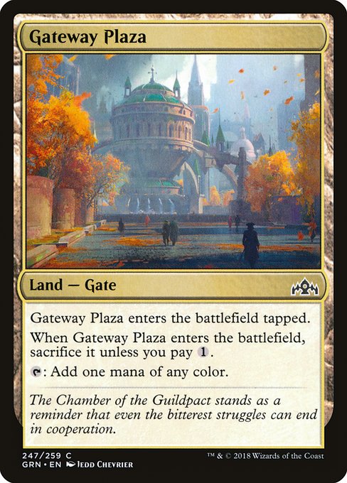 Gateway Plaza - Guilds of Ravnica Common Card