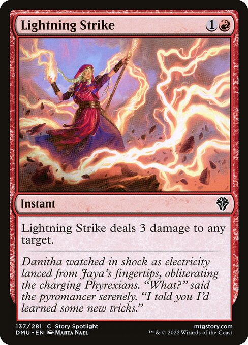 Lightning Strike - Dominaria United Common Card