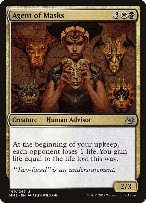 Agent of Masks - Modern Masters 2017 Uncommon Card