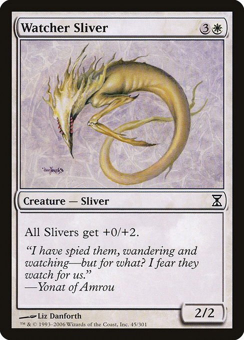 Watcher Sliver - Time Spiral Common Card