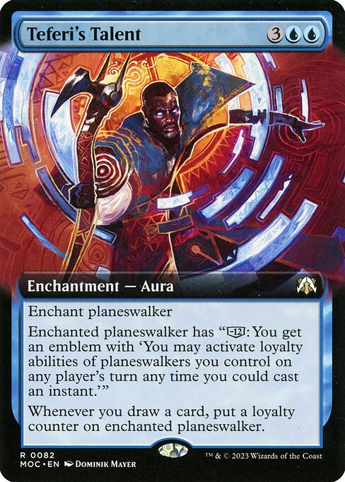 Teferi's Talent - March of the Machine Commander Rare Card