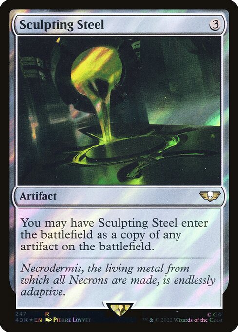 Sculpting Steel - Warhammer 40,000 Commander Rare Card