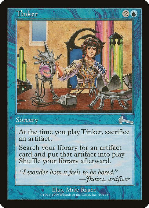 Tinker - Urza's Legacy Uncommon Card