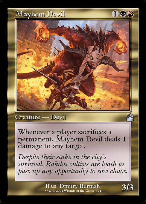 Mayhem Devil - Ravnica Remastered Uncommon Card