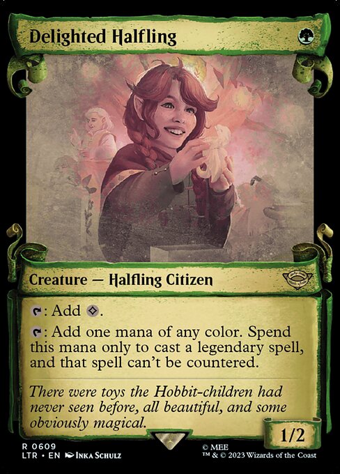 Delighted Halfling - The Lord of the Rings: Tales of Middle-earth Rare Card
