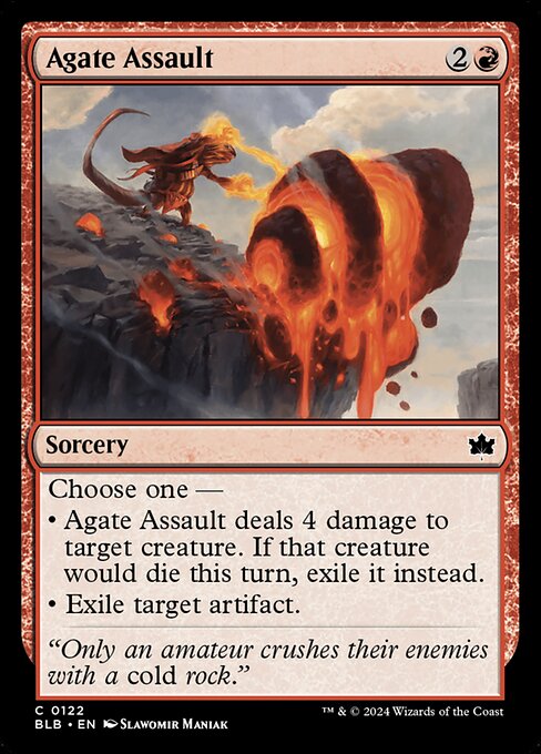 Agate Assault - Bloomburrow Common Card