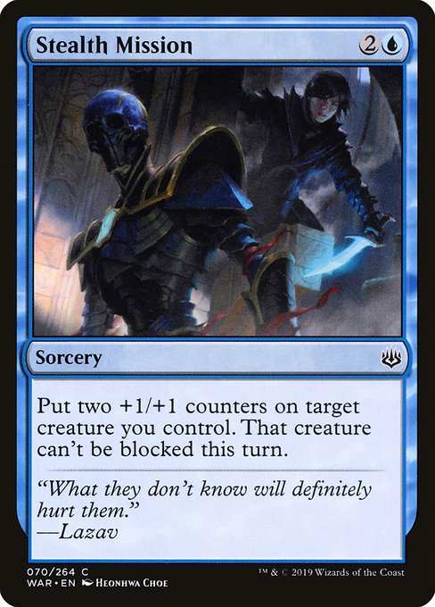 Stealth Mission - War of the Spark Common Card