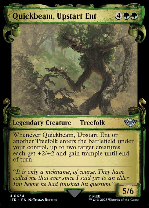 Quickbeam, Upstart Ent - The Lord of the Rings: Tales of Middle-earth Uncommon Card