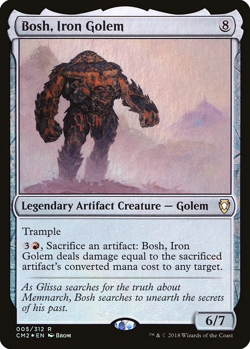 Bosh, Iron Golem - Commander Anthology Volume II Rare Card