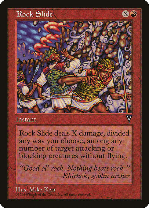 Rock Slide - Visions Common Card
