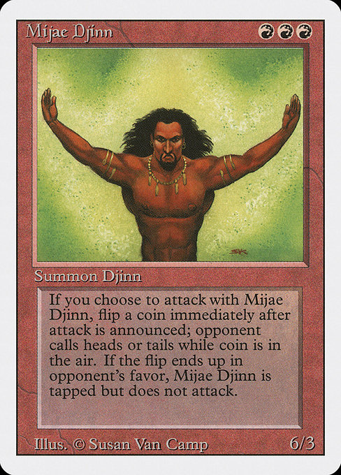 Mijae Djinn - Revised Edition Rare Card