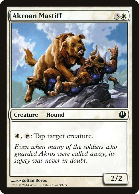 Akroan Mastiff - Journey into Nyx Common Card