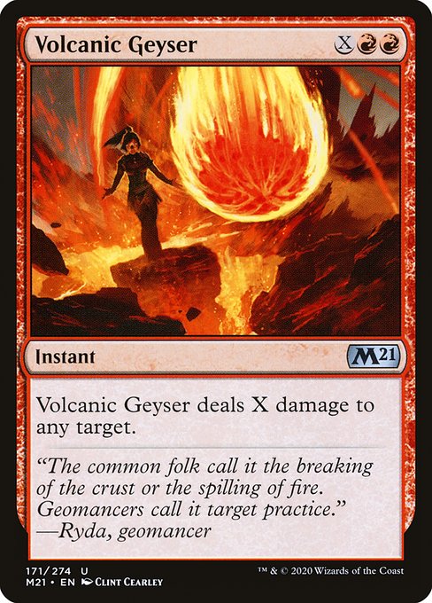 Volcanic Geyser - Core Set 2021 Uncommon Card